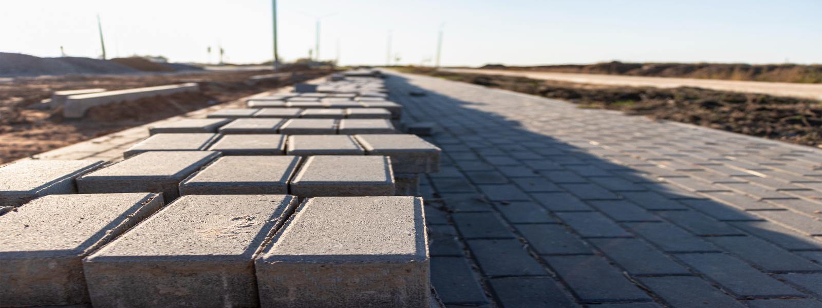 Concrete Road Blocks in Stanway